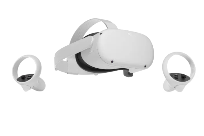 A Meta Quest 2 VR headset